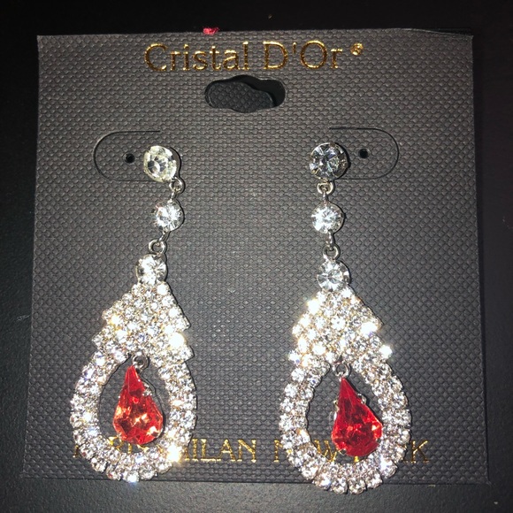 Prom/Pageant/Bridal Earrings - Picture 1 of 2
